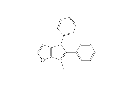 6-Methyl-4,5-diphenyl-4H-cyclopenta[b]furan