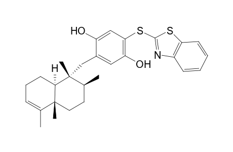 Avarol-4'-[thio(benzothiazole)]