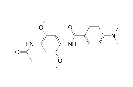 N-[4-(acetylamino)-2,5-dimethoxyphenyl]-4-(dimethylamino)benzamide