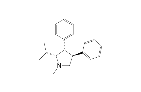 1-Methyl-3.alpha.,4.beta.-diphenyl-2.alpha.-(1-methylethyl)pyrrolidine