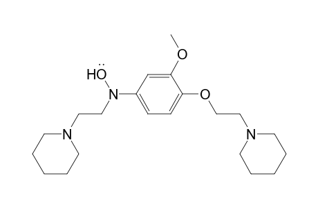 3-Methoxy-4-(2-piperidinoethoxy)phenyl 2-Piperidinoethyl Nitroxide