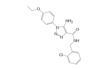 1H-1,2,3-triazole-4-carboxamide, 5-amino-N-[(2-chlorophenyl)methyl]-1-(4-ethoxyphenyl)-