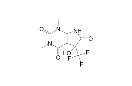5-hydroxy-1,3-dimethyl-5-(trifluoromethyl)-5,7-dihydro-1H-pyrrolo[2,3-d]pyrimidine-2,4,6(3H)-trione