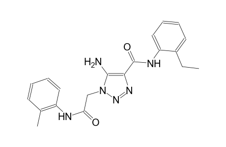 5-amino-N-(2-ethylphenyl)-1-[2-oxo-2-(2-toluidino)ethyl]-1H-1,2,3-triazole-4-carboxamide