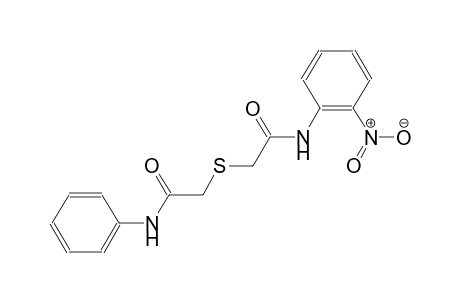 N-(2-Nitro-phenyl)-2-phenylcarbamoylmethylsulfanyl-acetamide
