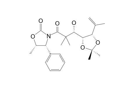 (4R,5S)-3-[(S)-3-[(4R,5S)-5-(PROP-1-EN-2-YL)-1,3-DIOXOLAN-4-YL]-3-HYDROXY-2,2-DIMETHYLPROPANOYL]-5-METHYL-4-PHENYLOXAZOLIDIN-2-ONE