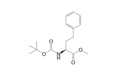 (2S)-2-(tert-butoxycarbonylamino)-4-phenyl-butyric acid methyl ester