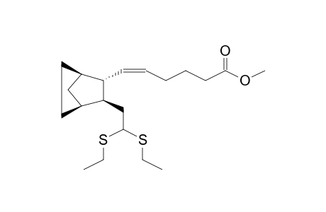 (1S,2R,3R,4R)-2-[6-METHOXYCARBONYLHEX-1Z-ENYL]-3-(2,2-DIETHYLMERCAPTOETHYL)BICYCLO[2.2.1]HEPTANE