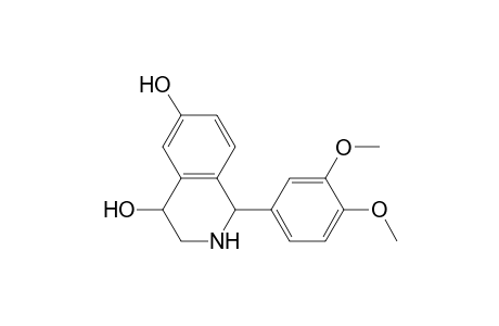 1-(3,4-dimethoxyphenyl)-1,2,3,4-tetrahydroisoquinoline-4,6-diol