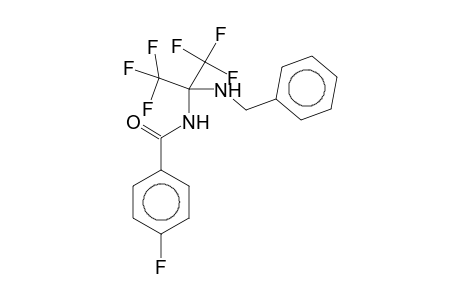 N-[1-(BENZYLAMINO)-2,2,2-TRIFLUORO-1-(TRIFLUOROMETHYL)ETHYL]-3-