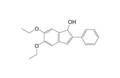 5,6-Diethoxy-2-phenyl-1H-inden-1-ol