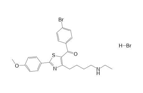 4-[4-(Ethylamino)butyl]-2-(4-methoxyphenyl)-5-(4-bromobenzoyl)-1,3-thiazole hydrobromide