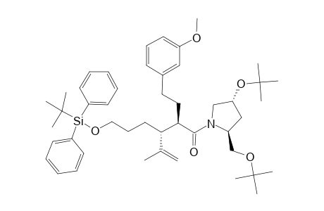 #17K;ANTI-(2R,3R)-1-[(2S,4R)-4-TERT.-BUTOXY-2-TERT.-BUTOXYMETHYL-PYRROLIDIN-1-YL]-3-(3-TERT.-BUTYLDIPHENYLSILYLOXYPROPYL)-2-[(E)-2-(3-METHOXYPHENYL)-ETHYL]-4-M