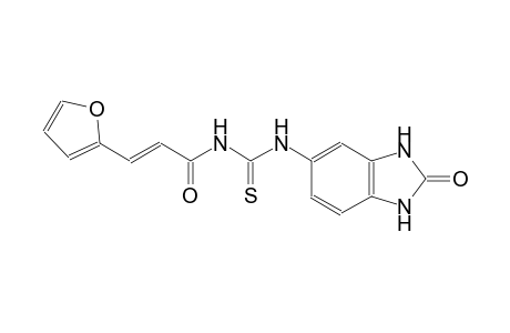thiourea, N-(2,3-dihydro-2-oxo-1H-benzimidazol-5-yl)-N'-[(2E)-3-(2-furanyl)-1-oxo-2-propenyl]-
