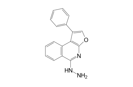 5-hydrazino-1-phenylfuro[2,3-c]isoquinoline