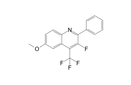 3-Fluoro-6-methoxy-2-phenyl-4-(trifluoromethyl)quinoline