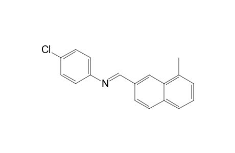 (E)-N-(4-Chlorophenyl)-1-methyl-7-naphthaldimine