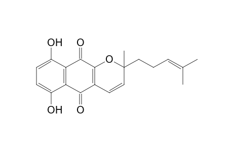 6,9-Dihydroxy-2-methyl-2-(4-methyl-3-pentenyl)-2H-naphtho[2,3-b]pyran-5,10-dione