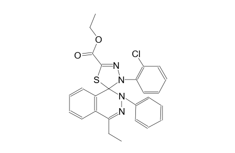 ethyl 3'-(2-chlorophenyl)-4-ethyl-2-phenyl-2H,3'H-spiro[phthalazine-1,2'-[1,3,4]thiadiazole]-5'-carboxylate