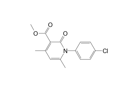 1-(4-Chlorophenyl)-2-keto-4,6-dimethyl-nicotinic acid methyl ester