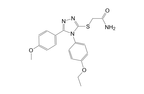 2-{[4-(4-ethoxyphenyl)-5-(4-methoxyphenyl)-4H-1,2,4-triazol-3-yl]sulfanyl}acetamide
