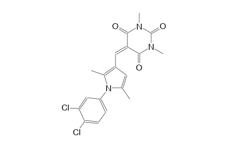 2,4,6(1H,3H,5H)-pyrimidinetrione, 5-[[1-(3,4-dichlorophenyl)-2,5-dimethyl-1H-pyrrol-3-yl]methylene]-1,3-dimethyl-