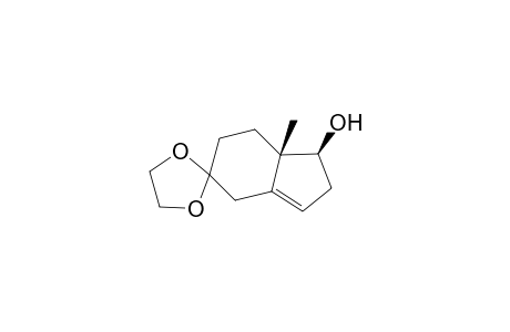Spiro[1,3-dioxolane-2,5'(4'H)-inden]-1'-ol, 2',6',7',7'a-tetrahydro-7'a-methyl-, cis-