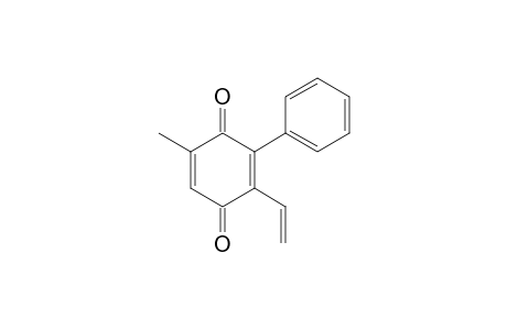 6-Methyl-2-phenyl-3-(ethenyl)cyclohexa-2,5-dien-1,4-dione