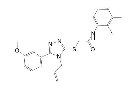2-{[4-allyl-5-(3-methoxyphenyl)-4H-1,2,4-triazol-3-yl]sulfanyl}-N-(2,3-dimethylphenyl)acetamide