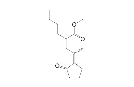 Methyl 2-n-butyl-4-(2-oxocyclopentylidene)pent-3-enoate