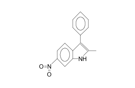 1H-Indole, 2-methyl-6-nitro-3-phenyl-