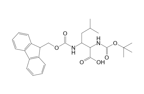 3-(N-Fluoren-9-ylmethoxycarbonylamino)-3-isobutyl-2-(tert-butyloxycarbonylamino)propanoic acid