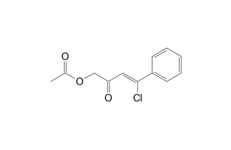 (4-Chloro-2-oxo-4-phenylbut-3-en-1-yl) acetate