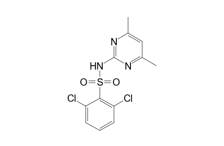Benzenesulfonamide, 2,6-dichloro-N-(4,6-dimethyl-2-pyrimidinyl)-