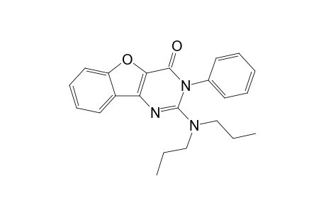 2-(N,N-Dipropylamino)-3-phenylbenzofuro[3,2-d]pyrimidin-4(3H)-one