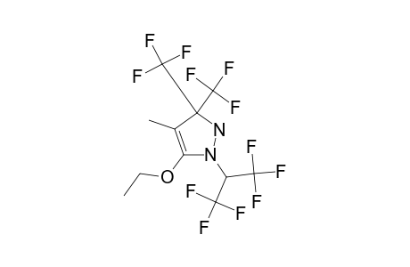 5-ethoxy-1-(1,1,1,3,3,3-hexafluoropropan-2-yl)-4-methyl-3,3-bis(trifluoromethyl)-2H-pyrazole