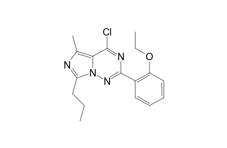 2-(2-ethoxyphenyl)-4-chloro-5-methyl-7-propylimidazole [5,1-f] [1,2,4]-triazine