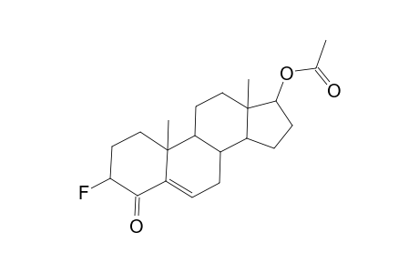Androst-5-en-4-one, 3.beta.-fluoro-17.beta.-hydroxy-, acetate