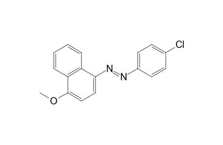 1-[(p-chlorophenyl)azo]-4-methoxynaphthalene