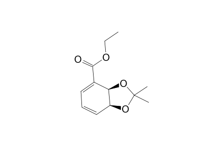 (3aR,7aS)-2,2-Dimethyl-3a,7a-dihydro-benzo[1,3]dioxole-4-carboxylic acid ethyl ester