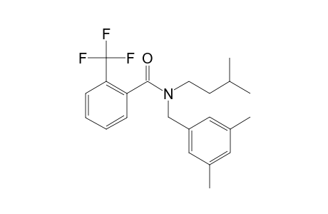 Benzamide, 2-trifluoromethyl-N-(3,5-dimethylbenzyl)-N-(3-methylbutyl)-