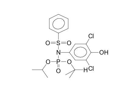 DIISOPROPYL-N-(4-HYDROXY-3,5-DICHLOROPHENYL)-N-(PHENYLSULPHONYL)AMIDOPHOSPHATE