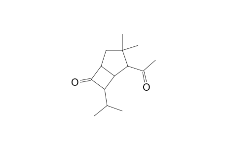 Bicyclo[3.2.0]heptan-6-one, 2-acetyl-3,3-dimethyl-7-(1-methylethyl)-