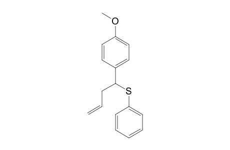 (1-(4-Methoxyphenyl)but-3-enyl)(phenyl)sulfane