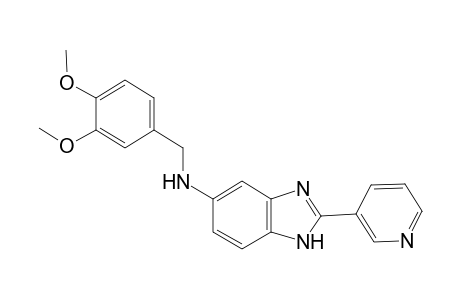 Benzimidazole, 5-(3,4-dimethoxybenzylamino)-2-(3-pyridyl)-
