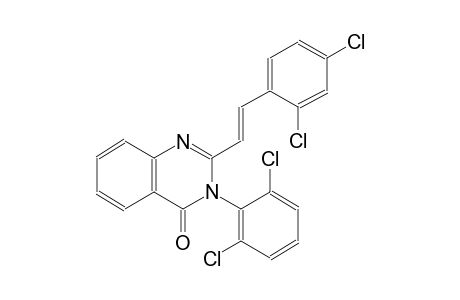 3-(2,6-dichlorophenyl)-2-[(E)-2-(2,4-dichlorophenyl)ethenyl]-4(3H)-quinazolinone