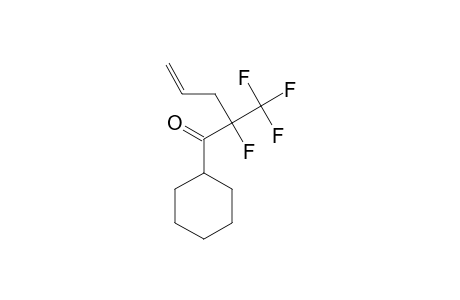 1-CYCLOHEXYL-2-FLUORO-2-(TRIFLUOROMETHYL)-PENT-4-EN-1-ONE