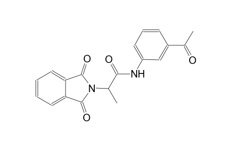 N-(3-acetylphenyl)-2-(1,3-dioxo-1,3-dihydro-2H-isoindol-2-yl)propanamide
