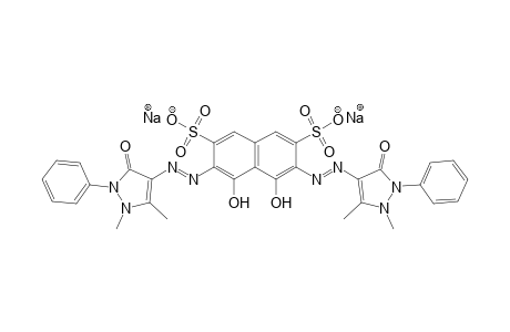 3,6-bis(antipyrinylazo)-4,5-dihydroxy-2,7-naphthalenedisulfonic acid, disodium salt