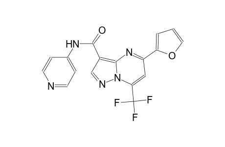 5-(2-furyl)-N-(4-pyridinyl)-7-(trifluoromethyl)pyrazolo[1,5-a]pyrimidine-3-carboxamide